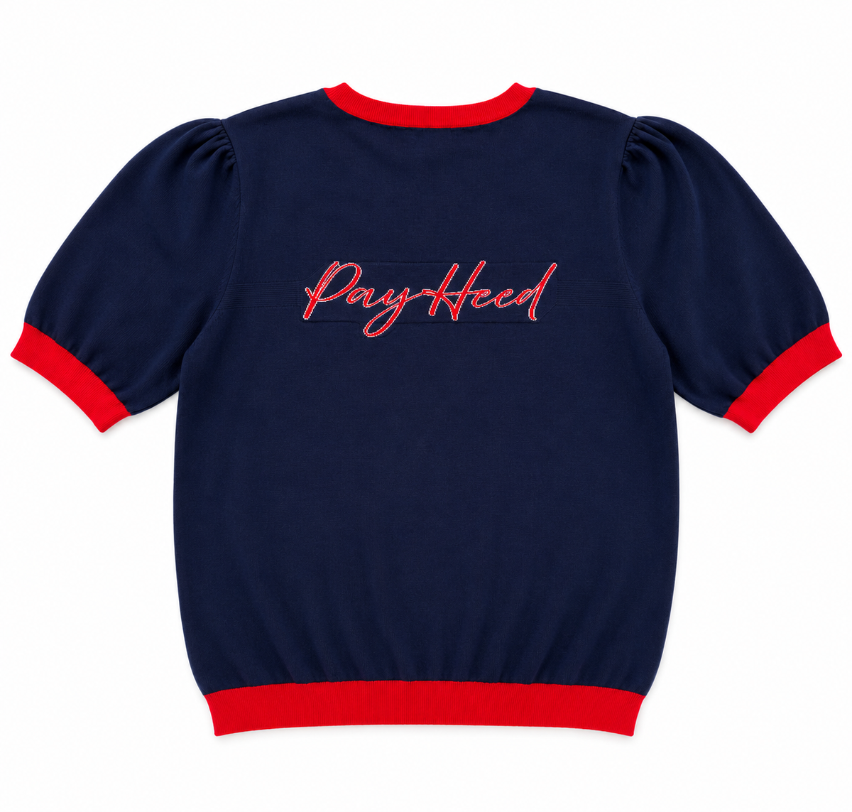 Kansas Jayhawk Navy short sleeve - PAY HEED