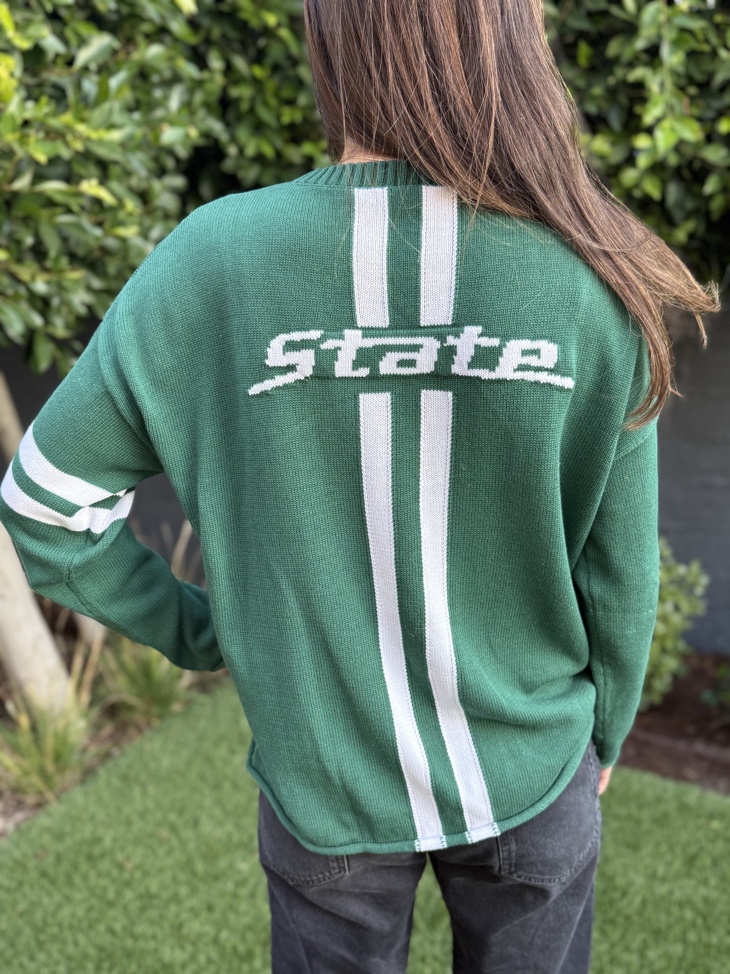 Michigan State Long Sleeve – GO GREEN Crew Neck