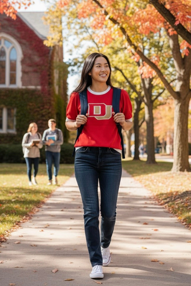 University of Denver - Red Short Sleeve design
