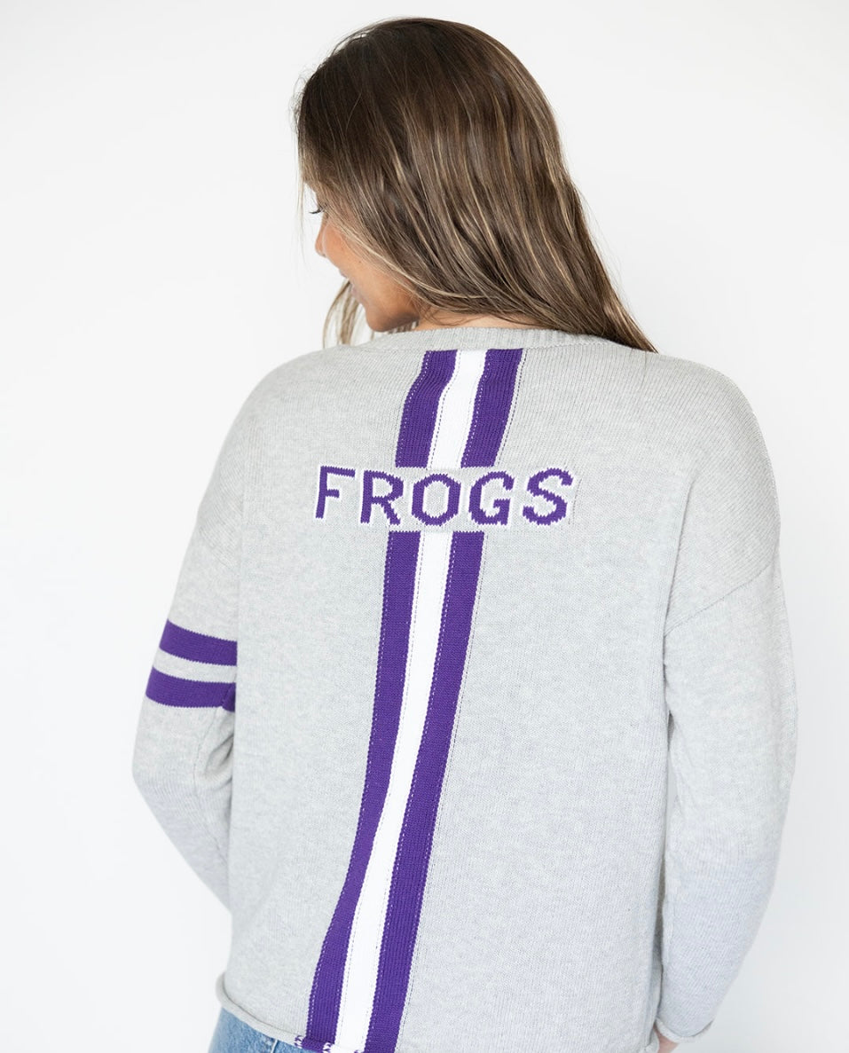 TCU Frogs - Grey sweater