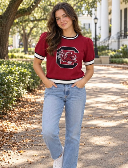South Carolina Gamecocks Short Sleeve sweater