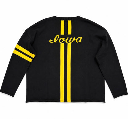 University of Iowa Vault Hawkeye Sweater - Black