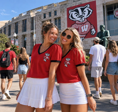 Short Sleeve BUCKY BADGER- Wisconsin