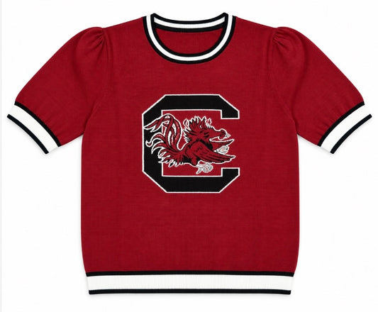 South Carolina Gamecocks Short Sleeve sweater