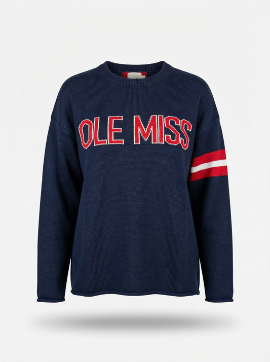 Ole Miss Long Sleeve – Navy Color Design