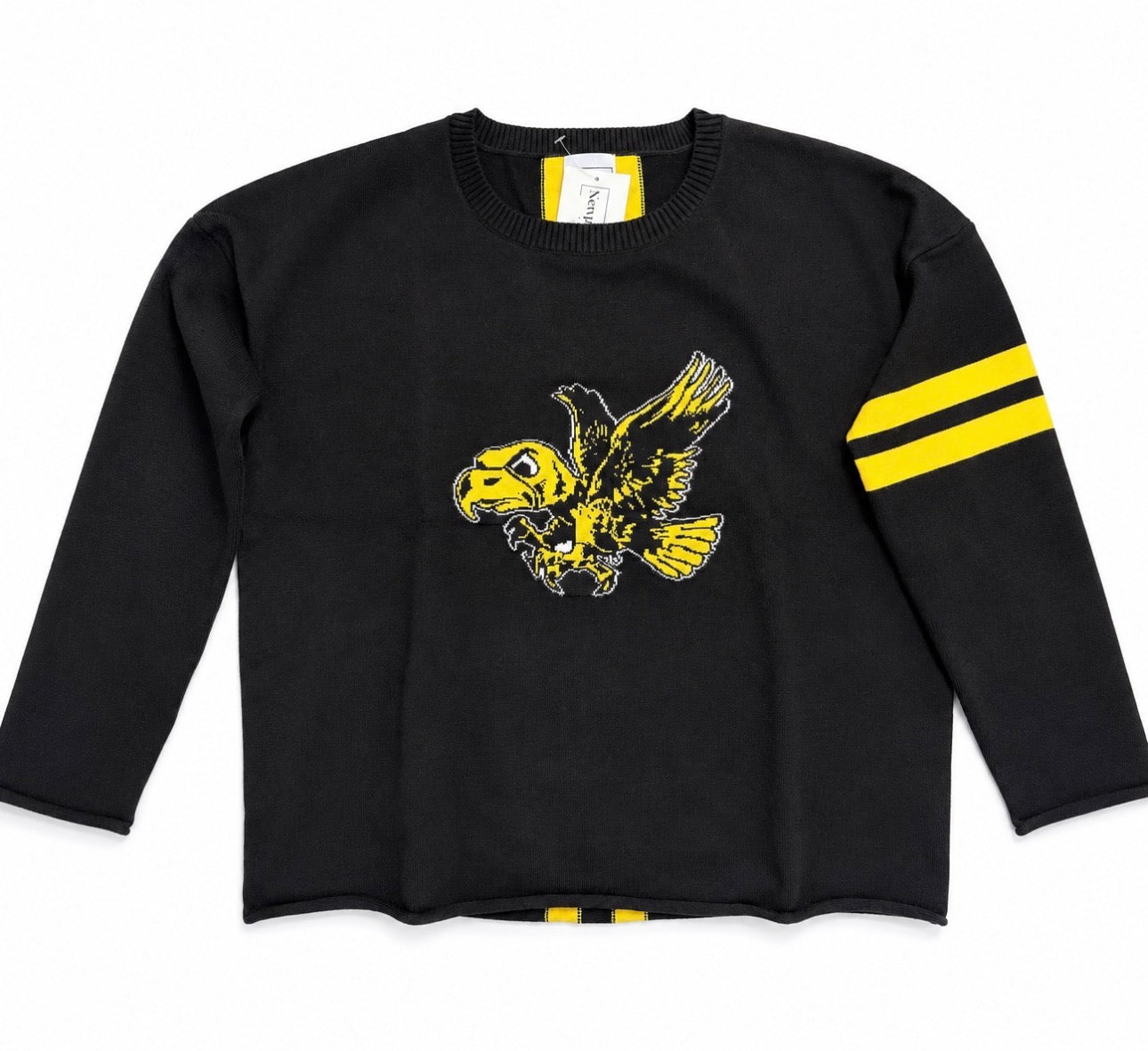 University of Iowa Vault Hawkeye Sweater - Black