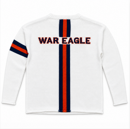 Auburn University Long Sleeve – White Crew