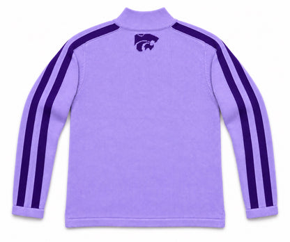 WILDCATS - Kansas State 1/4 zip lavender
