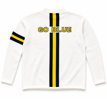 Michigan Long Sleeve – White Sweater