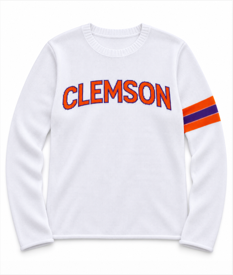 Clemson University Long Sleeve – Game Day Cotton Crew Neck