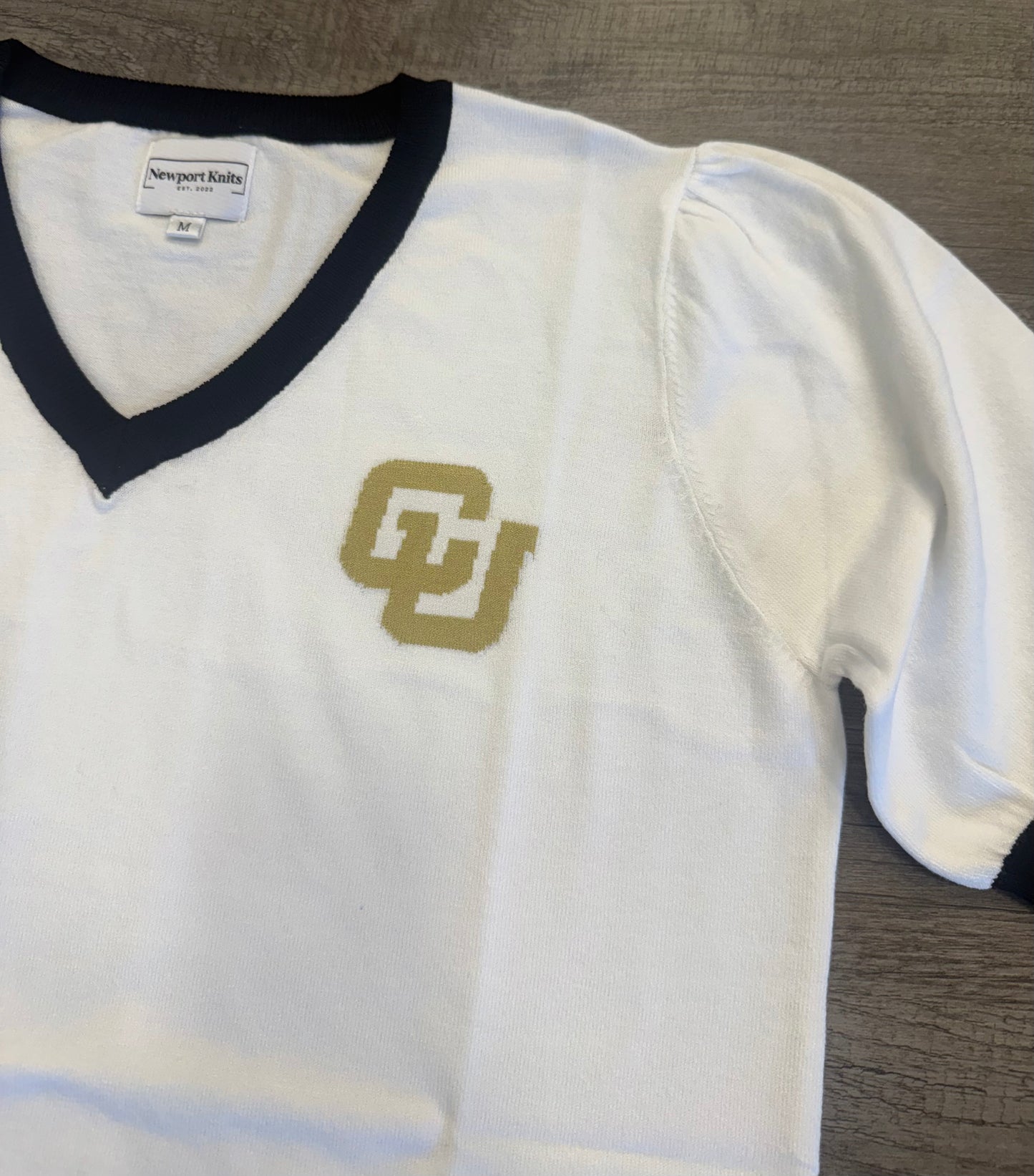 Short Sleeve Colorado Buffs sweater