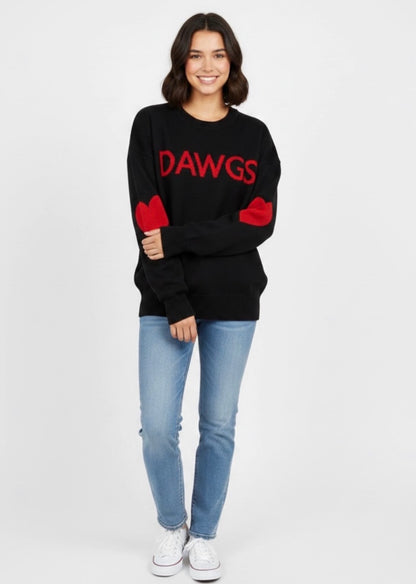 DAWGS Georgia Heart Sweater