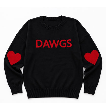DAWGS Georgia Heart Sweater