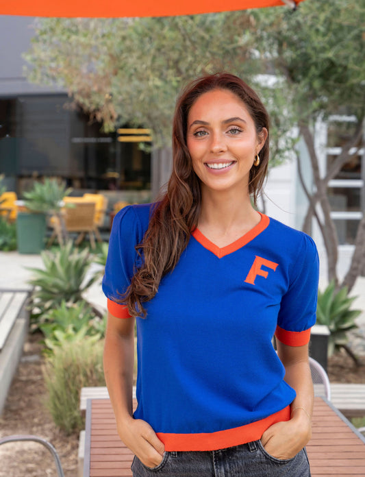 Florida Gators Short Sleeve Sweater