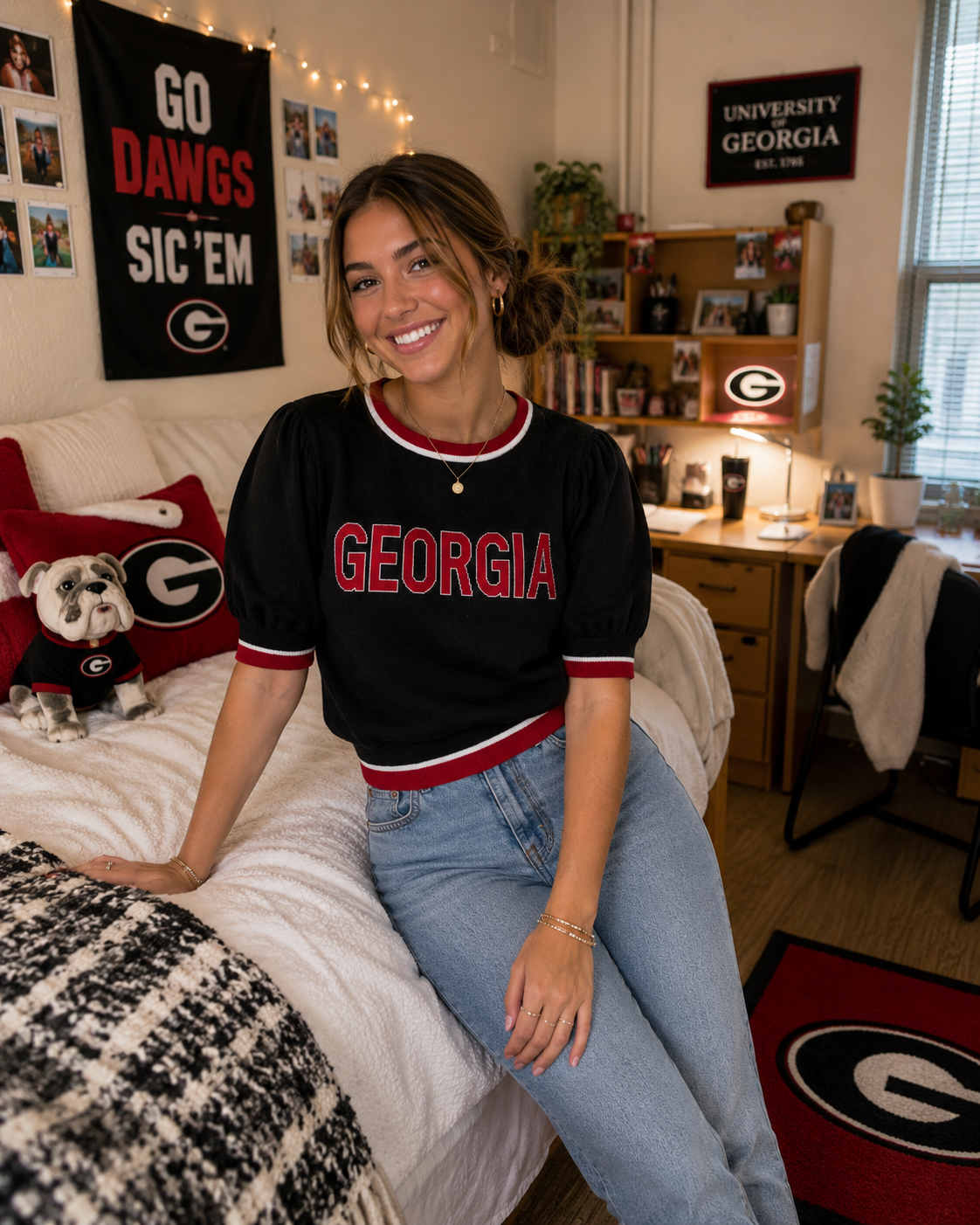 GEORGIA short sleeve sweater