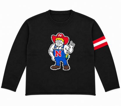 Herbie Husker - Nebraska Cornhuskers Mascot sweater