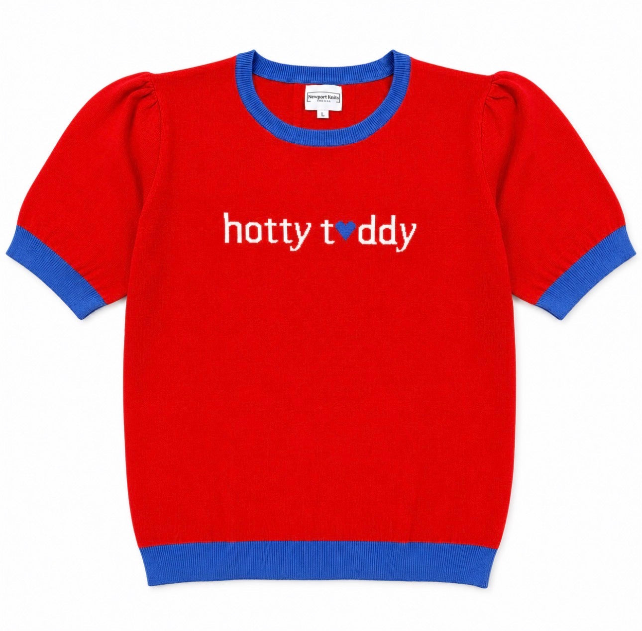 Ole Miss Hotty Toddy Short Sleeve sweater - Cardinal Red