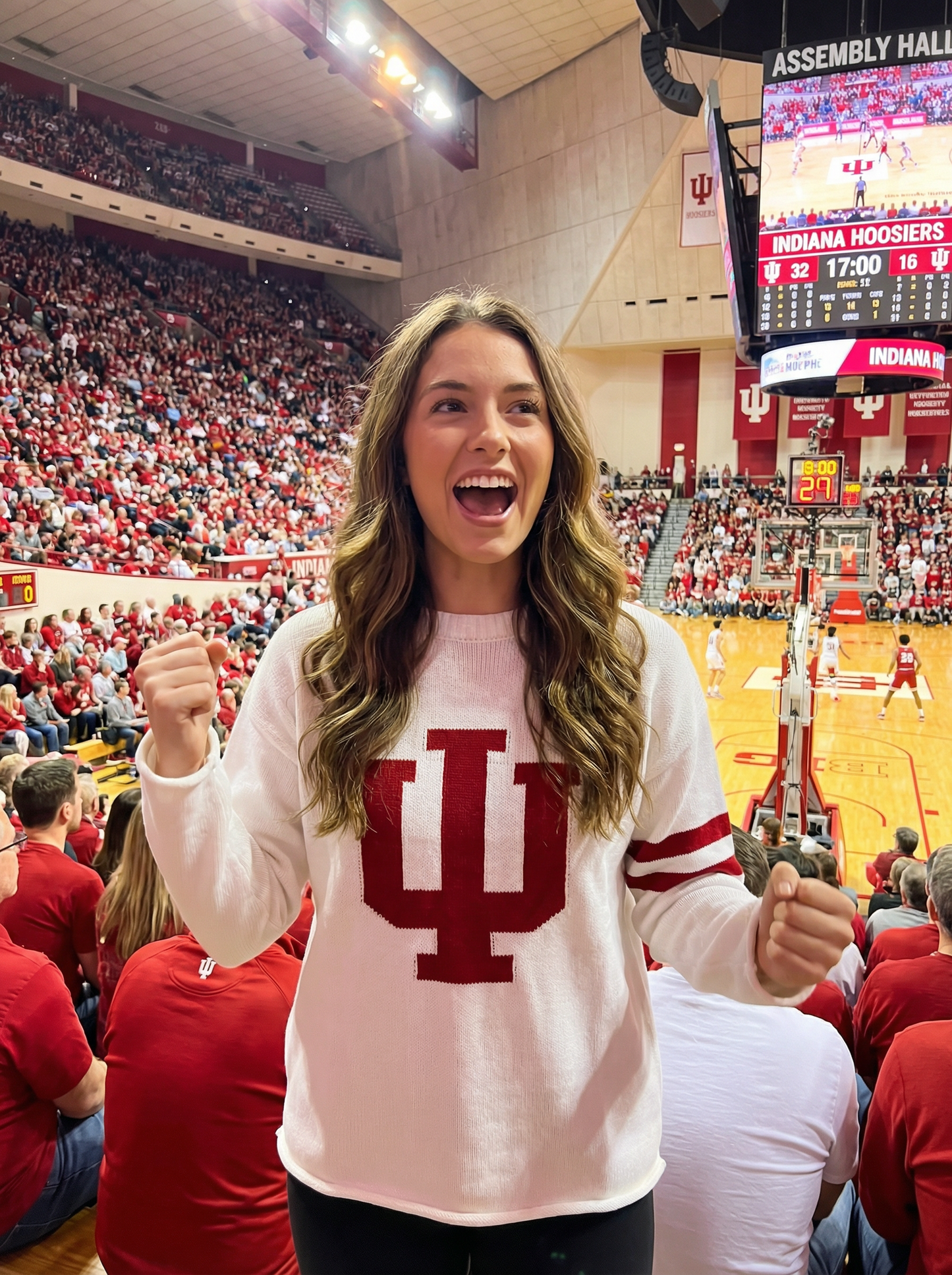 Indiana University Long Sleeve – White Edition