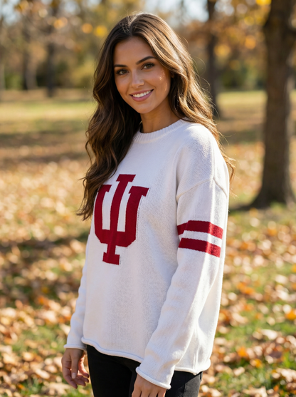 Indiana University Long Sleeve – White Edition