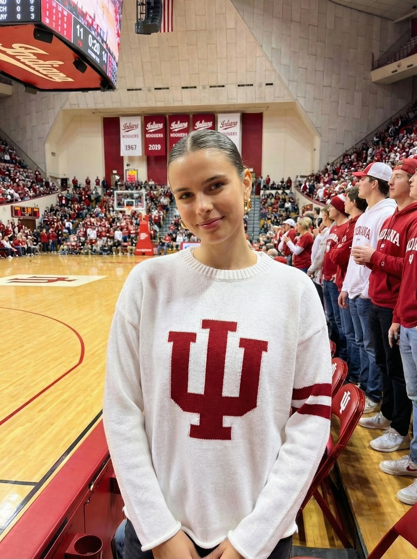 Indiana University Long Sleeve – White Edition