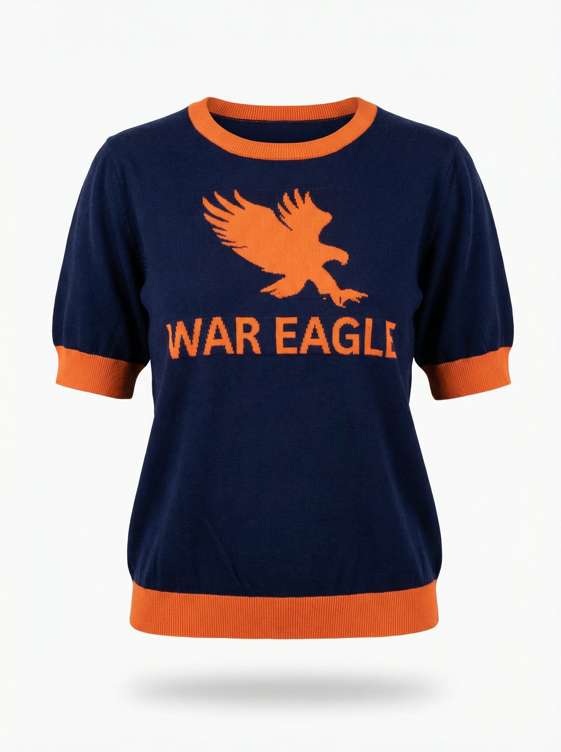 Auburn University Short Sleeve – Pintuck – Navy WAR EAGLE Edition