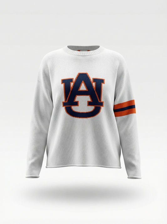 Auburn University Long Sleeve – White Design