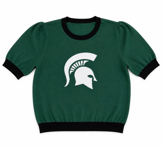 Michigan State Spartans Short Sleeve sweater
