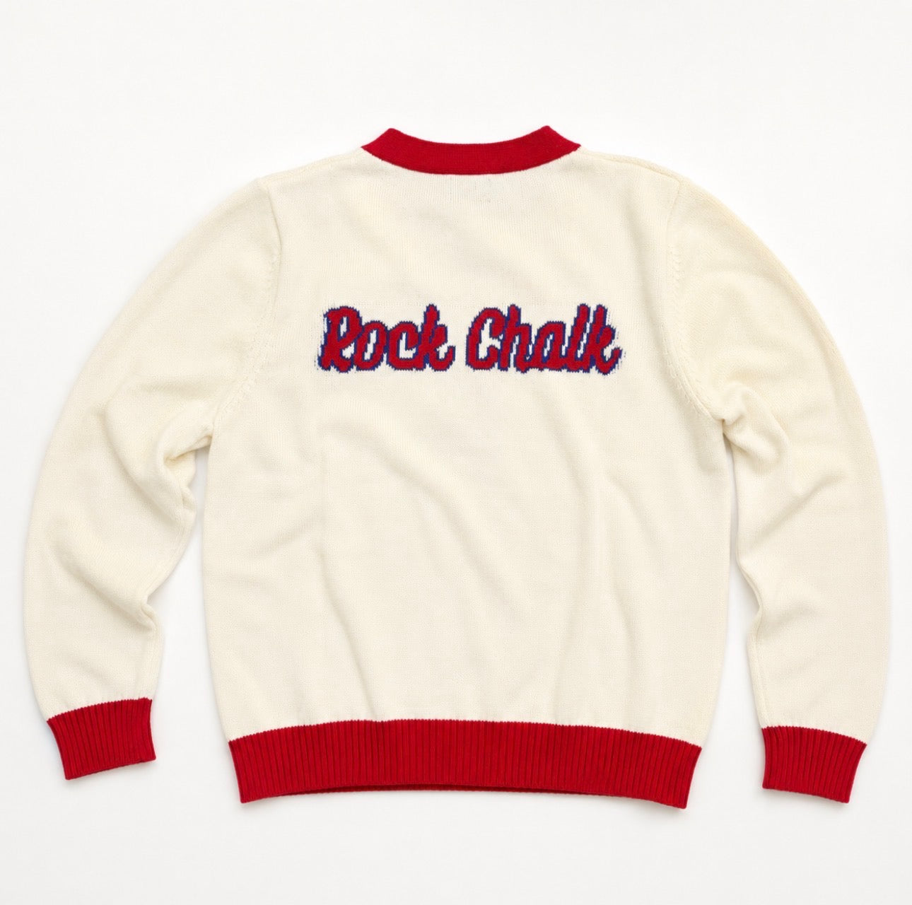 Kansas Vintage Cardigan - Rock Chalk