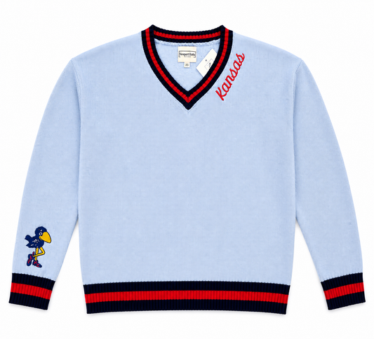 Kansas Heritage 1912 V-neck sweater