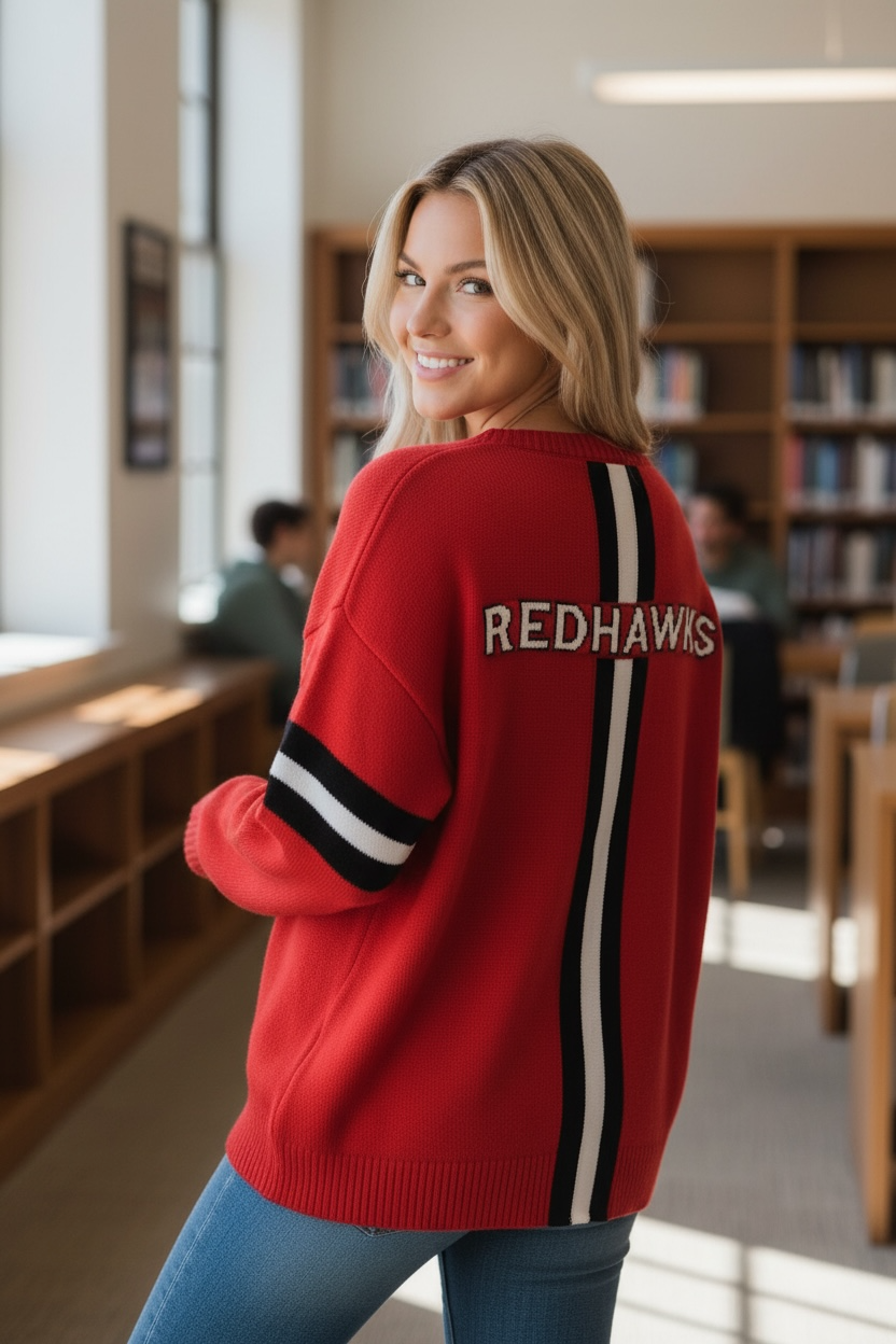 Miami University “Ohio” Long Sleeve – Red Design