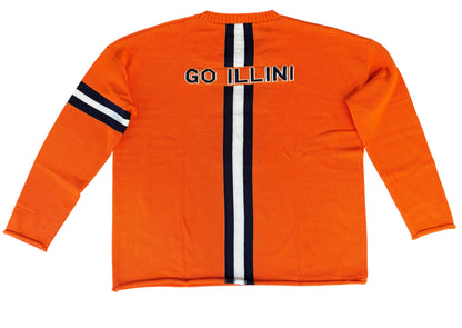 Illinois Orange Sweater
