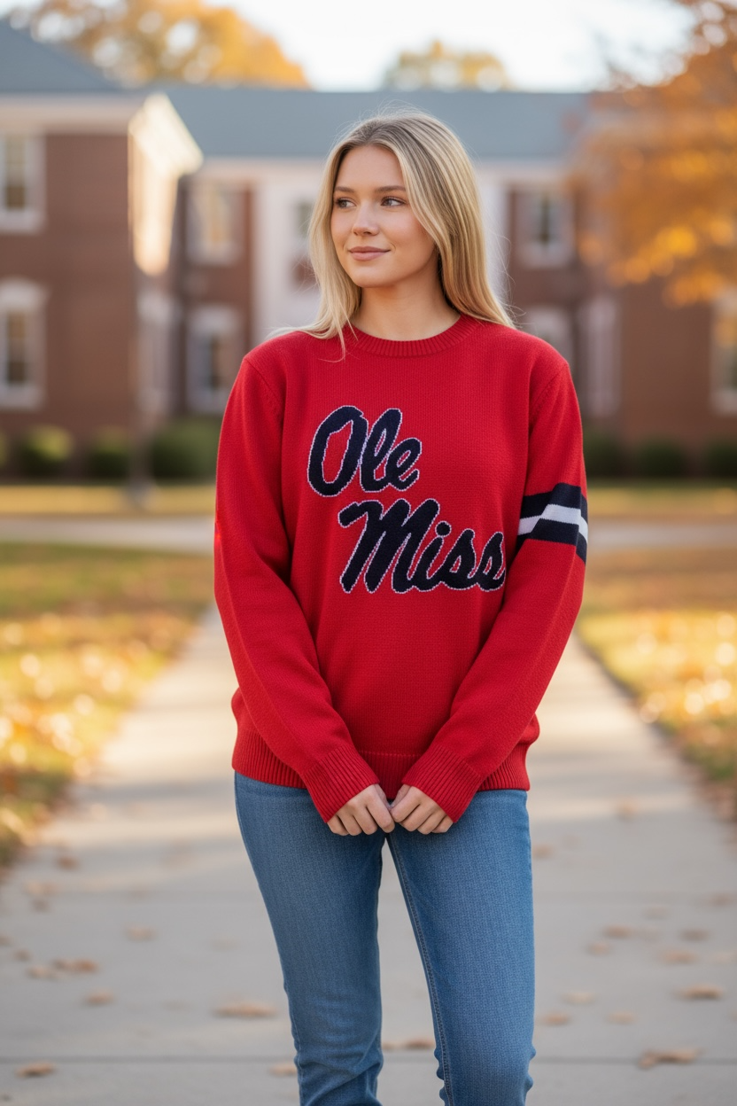 Ole Miss Red design