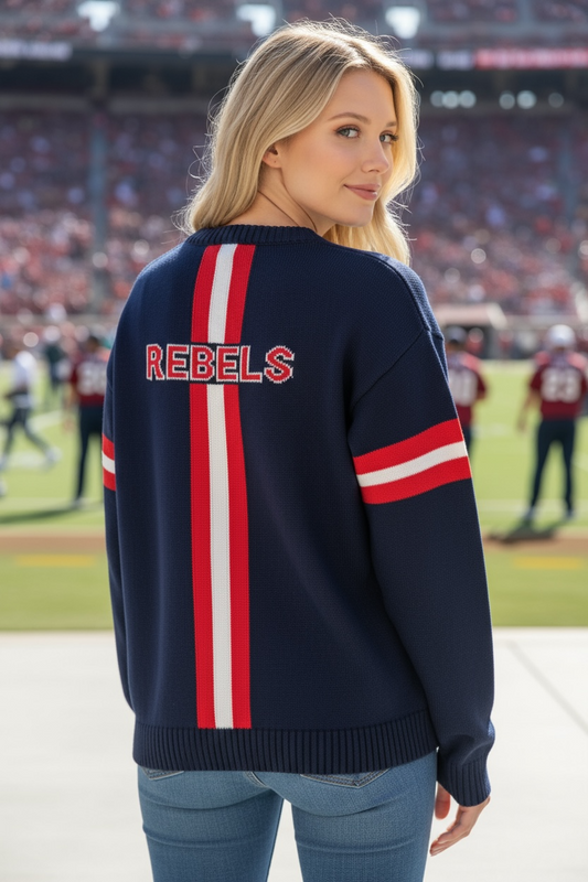 Ole Miss Navy color design