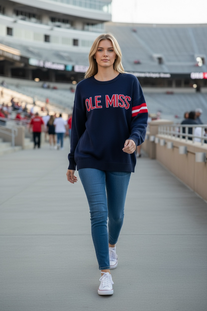 Ole Miss Navy color design