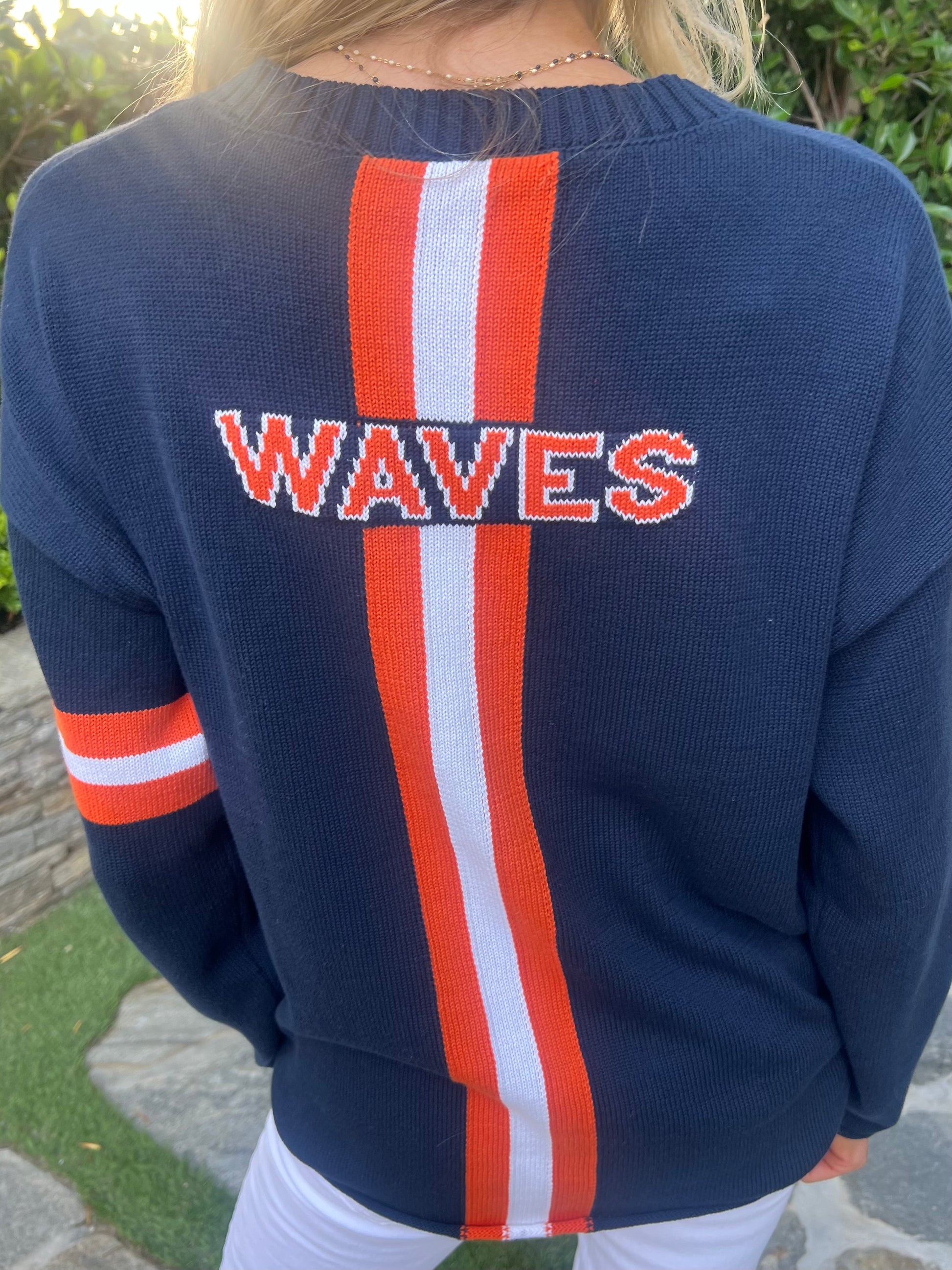 pepperdine gear Pepperdine Waves V-Neck Sweater