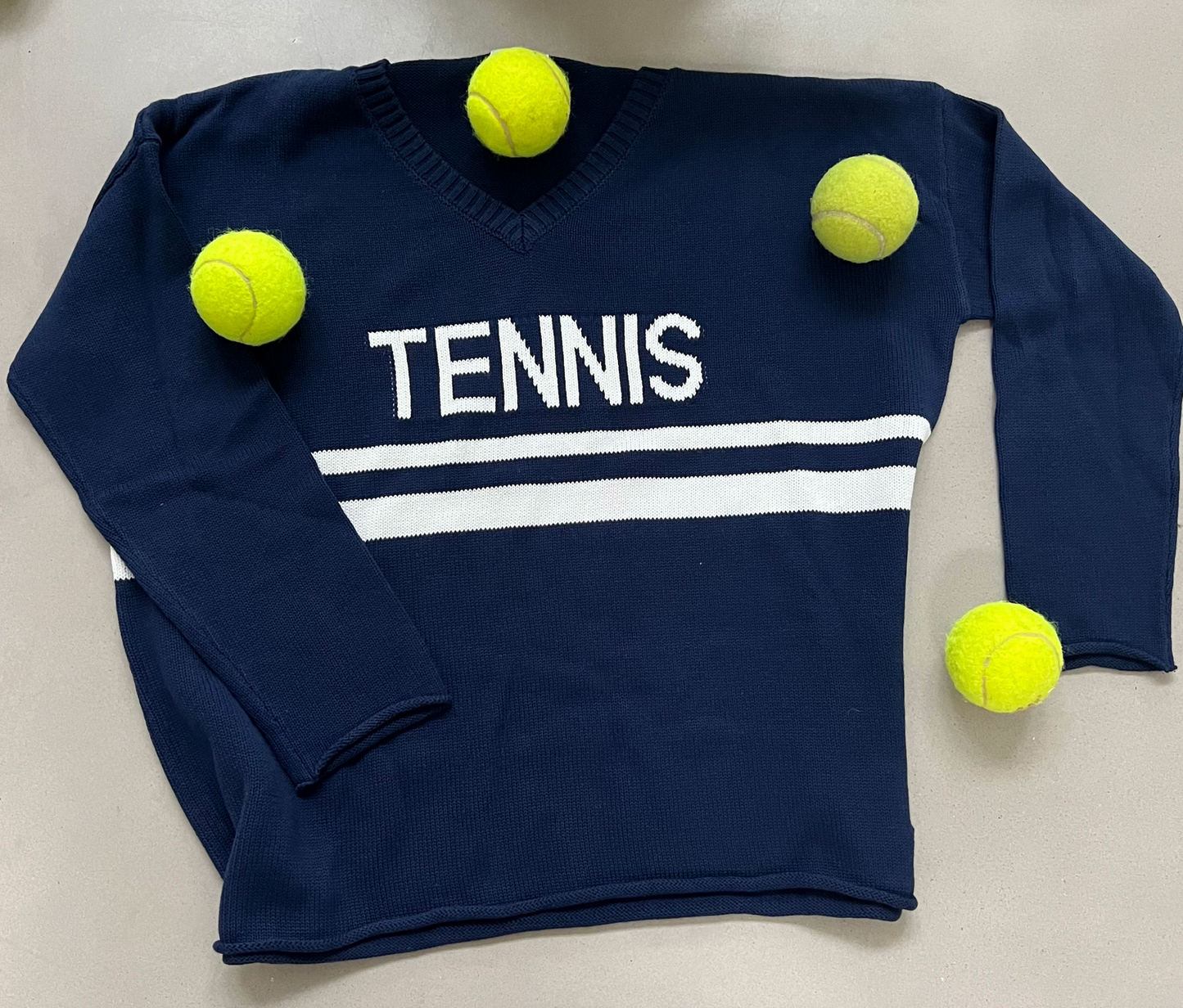 TENNIS - Navy sweater