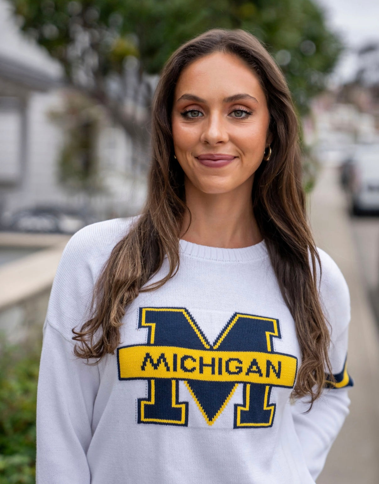 Michigan Sweater - White Edition